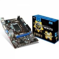 MSI H81M-P33 Intel H81 Soket 1150 DDR3 1600MHz SATA 3.0 DVI&VGA - 1